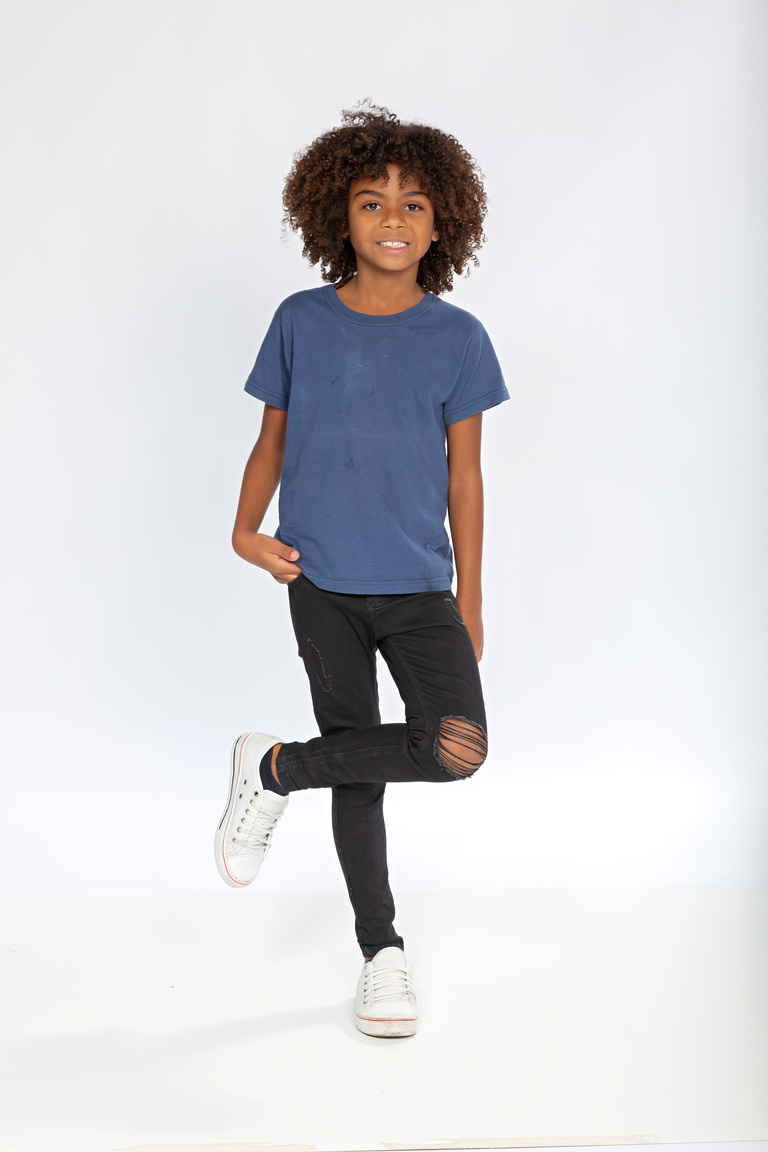 Calça Masculino Infantil Rasgos - Foto 1